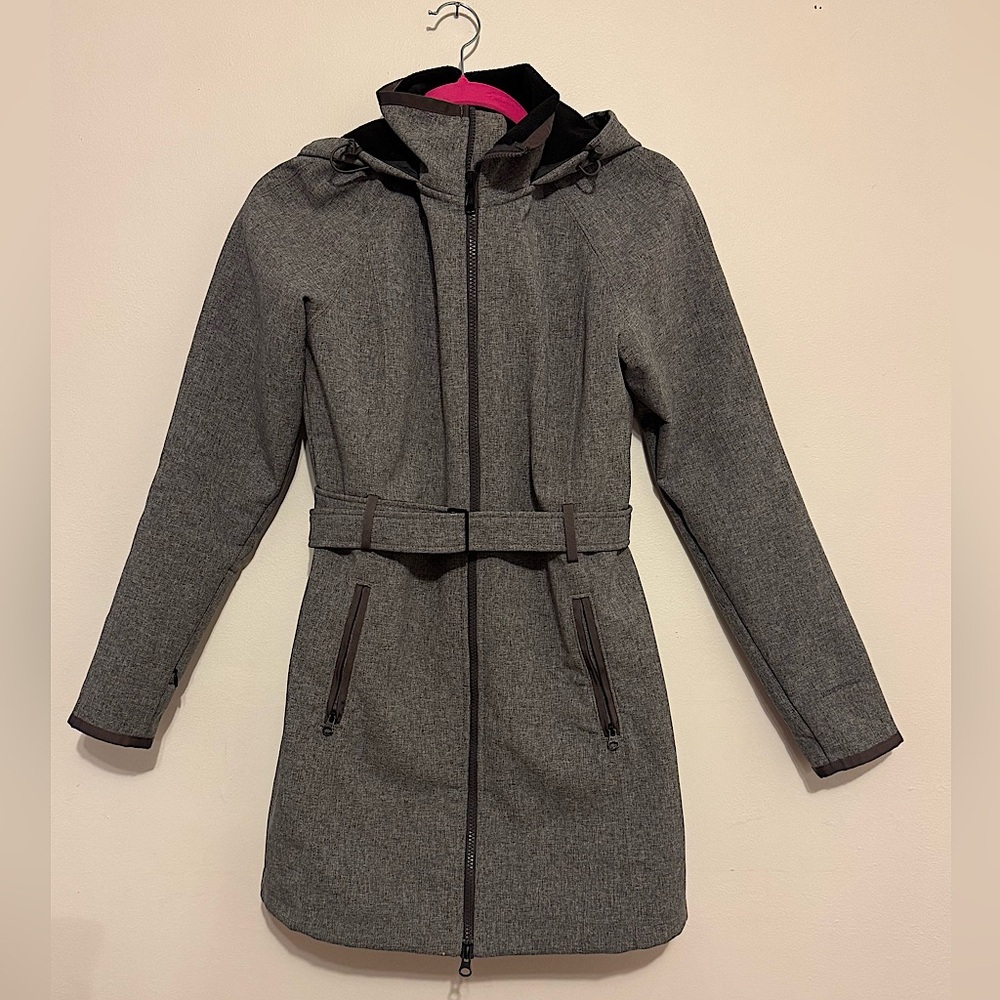 The North Face Apex Bionic Trench in Heather Charcoal Gray Size Small - Picture 2 of 9